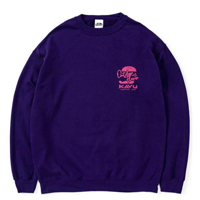 カブー(KAVU)トレーナー スウェット バーガースウェット 19821946 PPL パープル(Men’s)