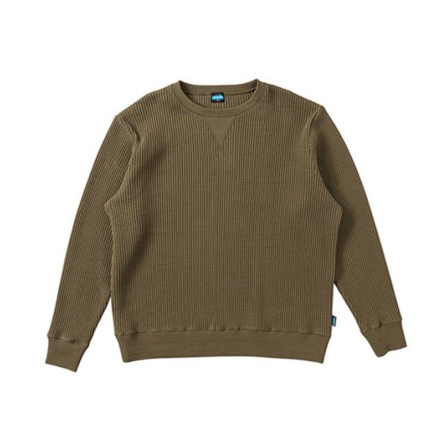 カブー(KAVU)マービンズクルー 19820127 オリーブ(Men’s)の通販は