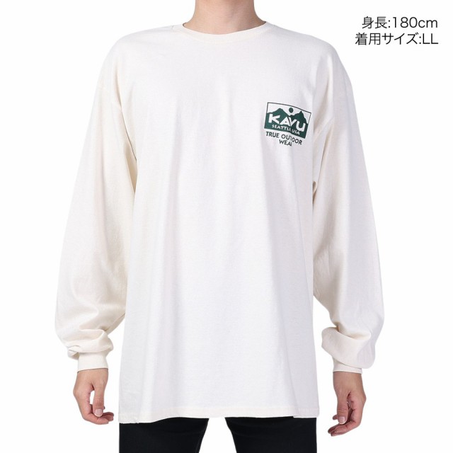 カブー(KAVU)長袖Tシャツ ロンT トゥルーロゴ 長袖Tシャツ 19821937