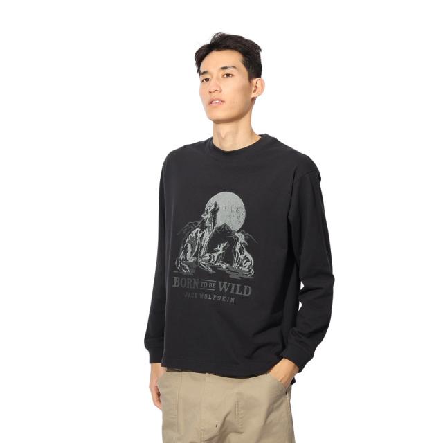 ジャックウルフスキン(JackWolfskin)ウルフプリント ロングスリーブTシャツ A63977-6000(Men’s、L… 7,530円