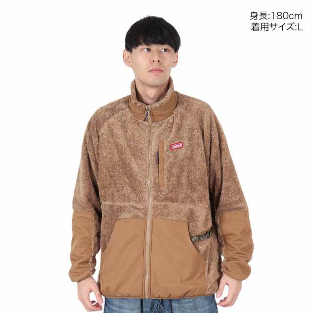 コールマン(Coleman)ボアフリース スタンドジャケット X6462A BEG(Men’s)の通販は