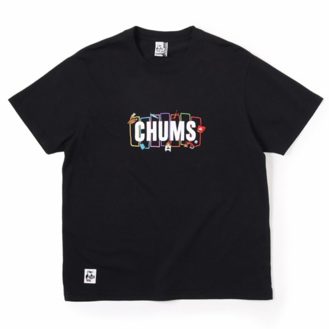 チャムス(CHUMS)ワット トウドゥ イン キャンピングTシャツ CH11-2361-K001(Lady’s)の通販は