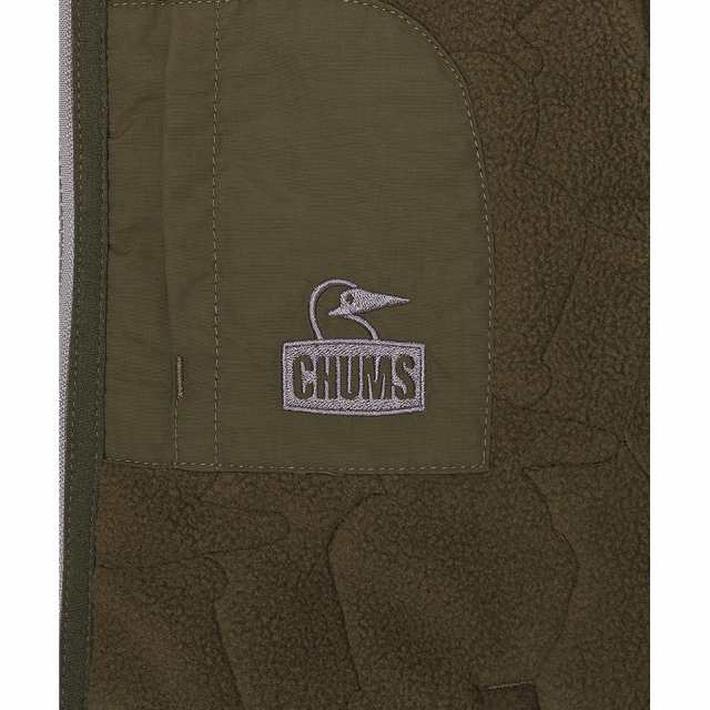 チャムス(CHUMS)ジュニア アウター ジャケット ブービーステッチ フリースジャケット CH24-1059-M032 オリ…の通販は