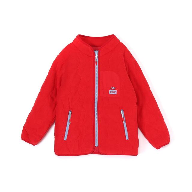 チャムス(CHUMS)ジュニア アウター ジャケット ブービーステッチ フリースジャケット CH24-1059-R001 レッ…の通販は