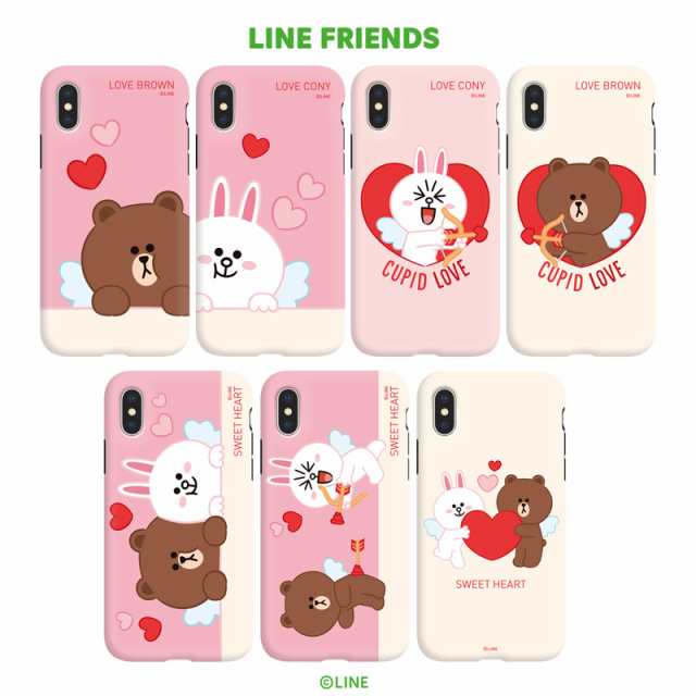 Iphone Xs X ケース Iphone Xs Max ケース Iphone Xr ケース Line Friends Dual Guard Cupid Love アイフォン カバー お取り寄せの通販はau Pay マーケット Select Option