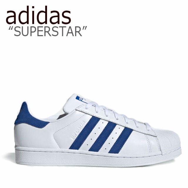 アディダス スーパースター スニーカー Adidas メンズ レディース Superstar スーパースター ホワイト ブルー Ee8595 シューズの通販はau Pay マーケット Select Option