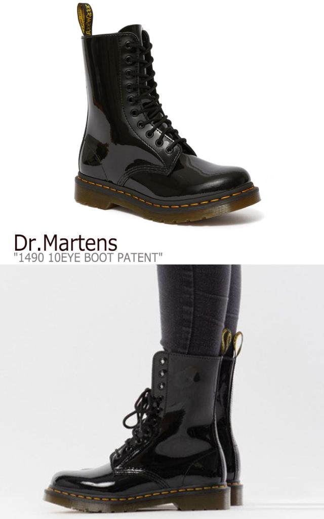 ドクターマーチン スニーカー Dr Martens 1490 10eye Boot Patent 1490 10ホール ブーツ パテント Black シューズの通販はau Pay マーケット Select Option