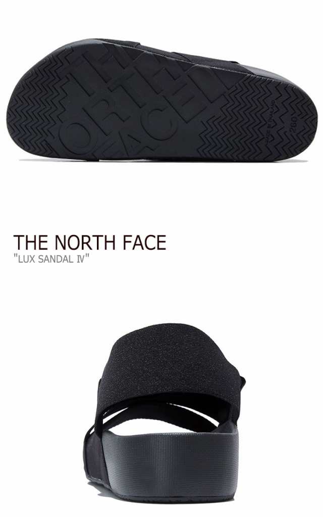 ノースフェイス サンダル THE NORTH FACE LUX SANDAL 4 ラックス サンダル 4 NAVY BLACK  NS98L01A/B/K/L シューズ｜au PAY マーケット