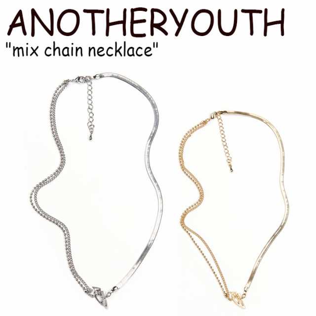 アナザーユース ネックレス ANOTHERYOUTH mix chain necklace ミックス ...