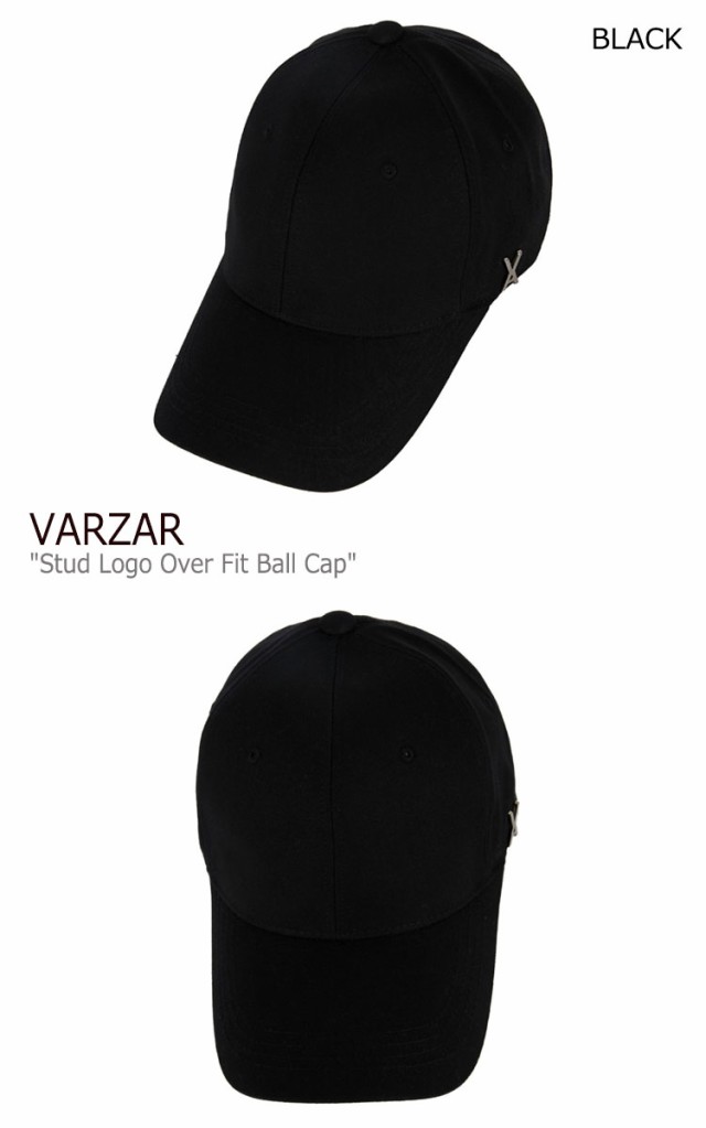 VARZAR バザール STUD LOGO BALL CAP 正規品 ブラック