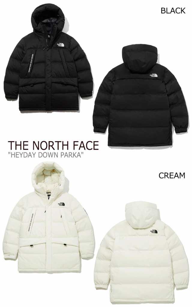 ノースフェイス ダウン THE NORTH FACE HEYDAY DOWN PARKA ヘイデー ダウンパーカ BLACK BLUE CREAM  NJ1DL72A/B/C ウェア｜au PAY マーケット