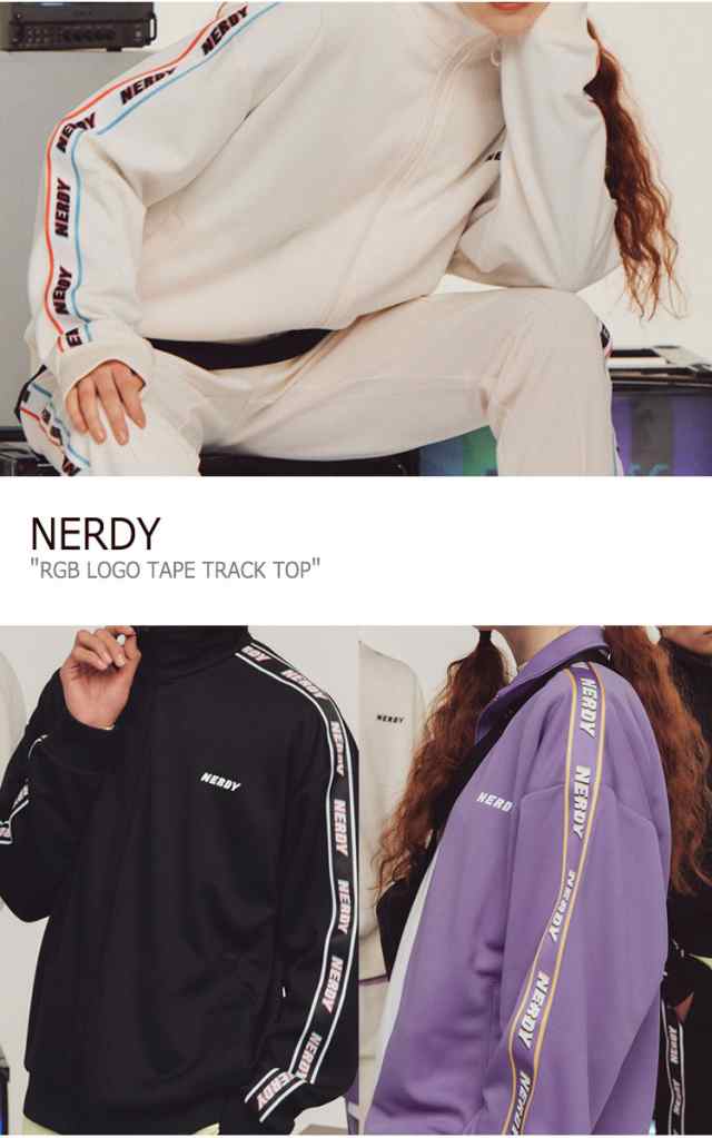 ノルディ ジップアップ NERDY RGB LOGO TAPE TRACK TOP RGB ロゴ ...