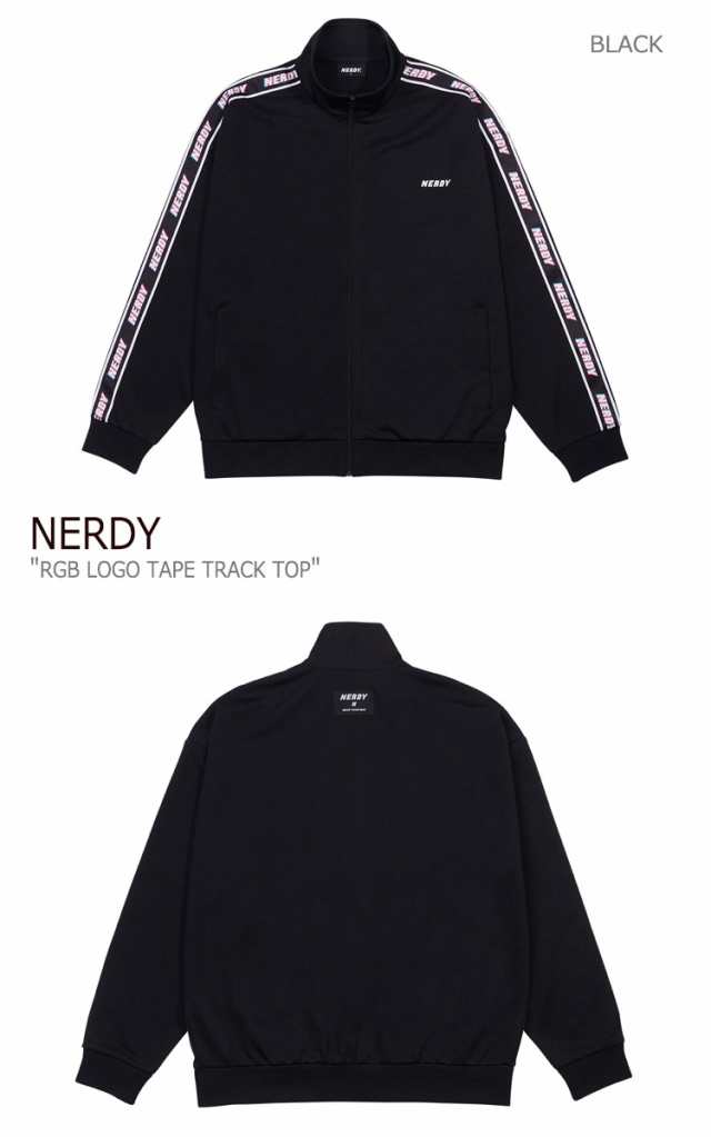 ノルディ ジップアップ NERDY RGB LOGO TAPE TRACK TOP RGB ロゴ