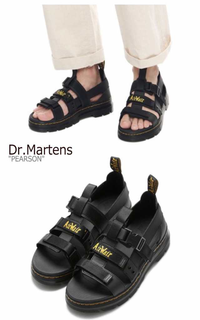 DR.MARTENS PEARSON サンダル スポサン UK9 黒 - ファッション