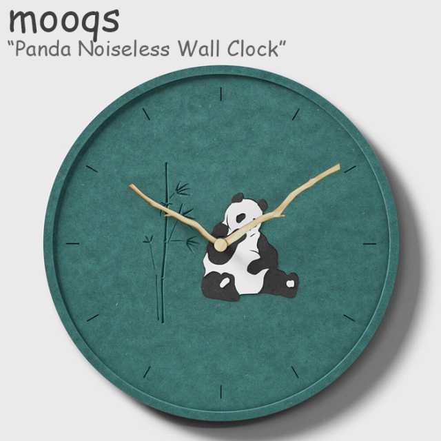 ムクス 壁掛け時計 Mooqs Panda Noiseless Wall Clock パンダ ノイズレス ウォール クロック 韓国雑貨 4560 Accの通販はau Pay マーケット Select Option
