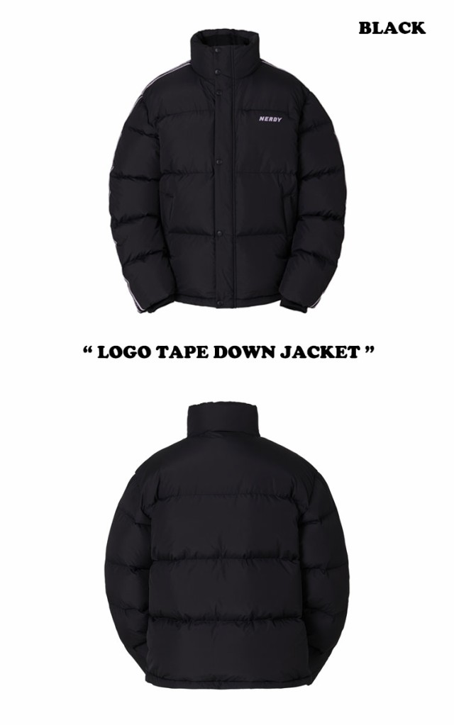 ノルディ アウター NERDY LOGO TAPE DOWN JACKET ロゴ テープ ダウン