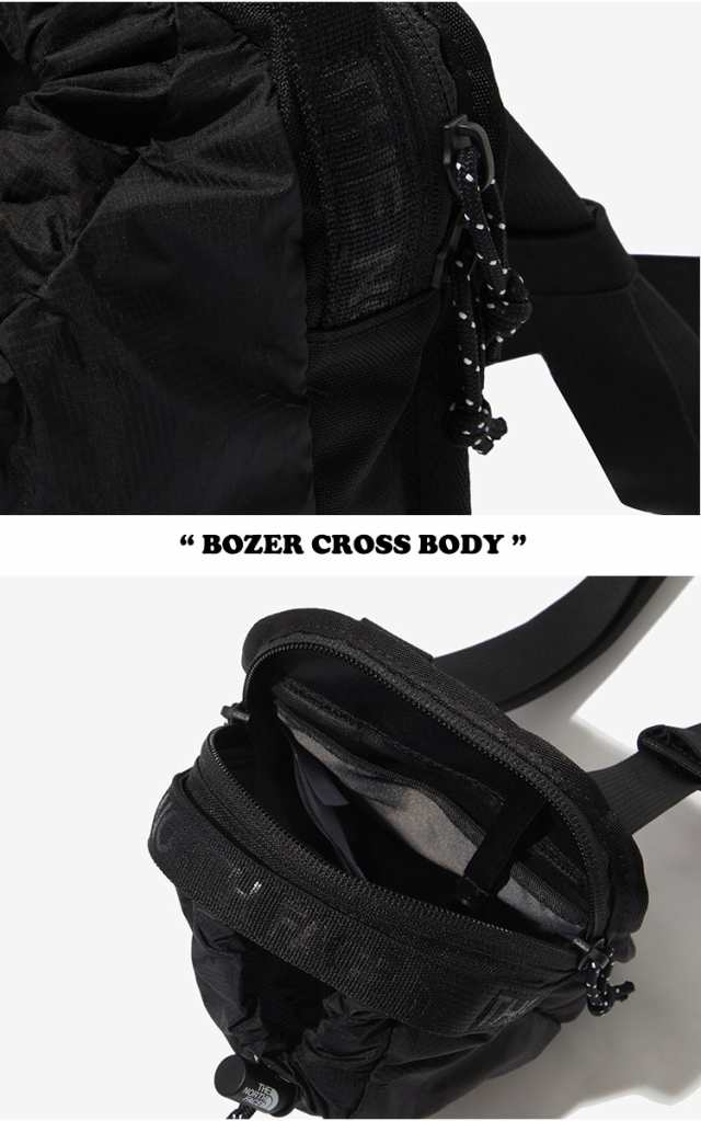 ノースフェイス クロスバッグ THE NORTH FACE BOZER CROSS BODY BLACK