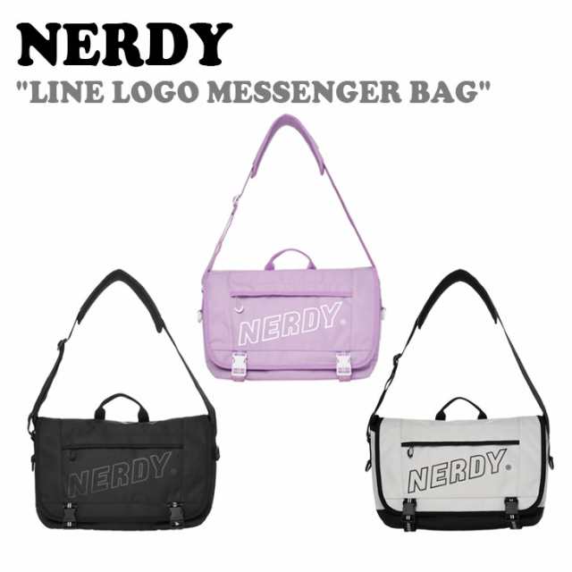 ノルディ メッセンジャーバッグ NERDY LINE LOGO MESSENGER BAG 全3色