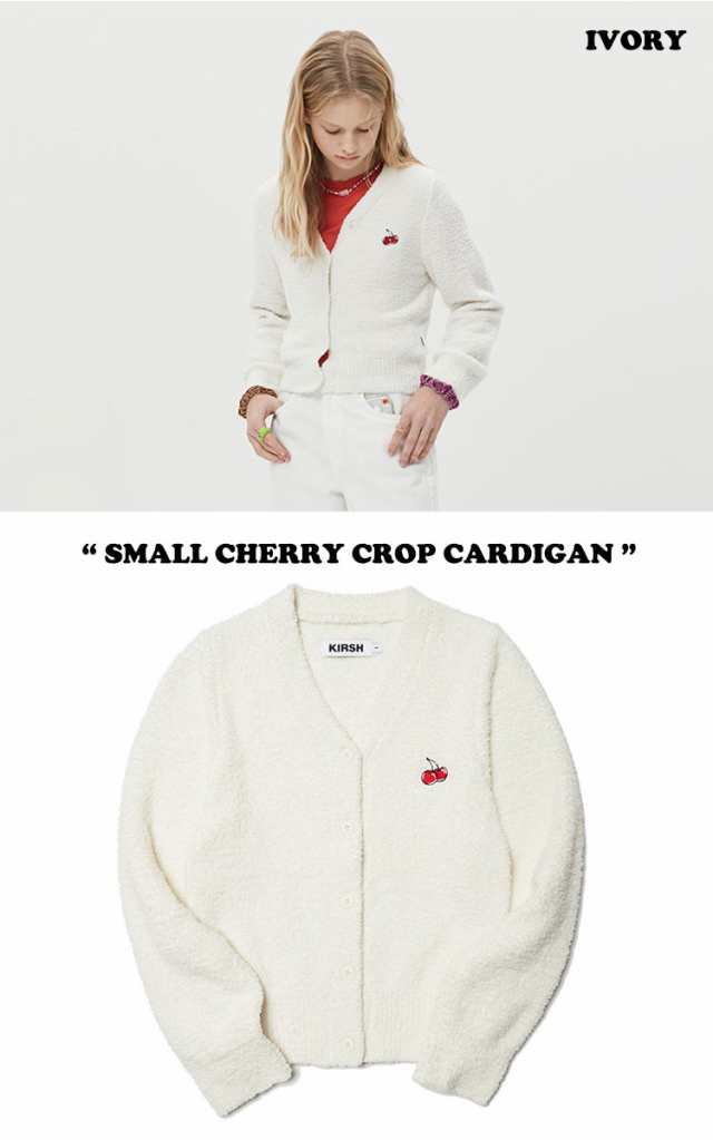 キルシー アウター KIRSH 正規販売店 SMALL CHERRY CROP CARDIGAN