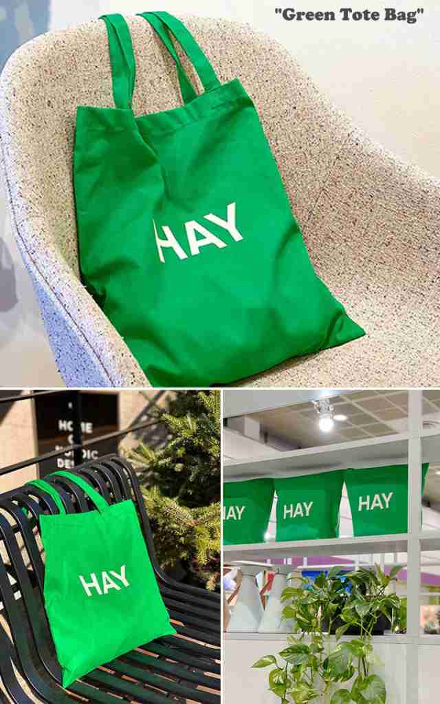 即納】ヘイ エコバッグ HAY メンズ レディース Green Tote Bag