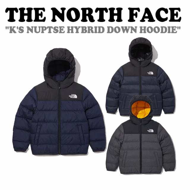 ノースフェイス ダウン THE NORTH FACE K´S NUPTSE HYBRID DOWN HOODIE