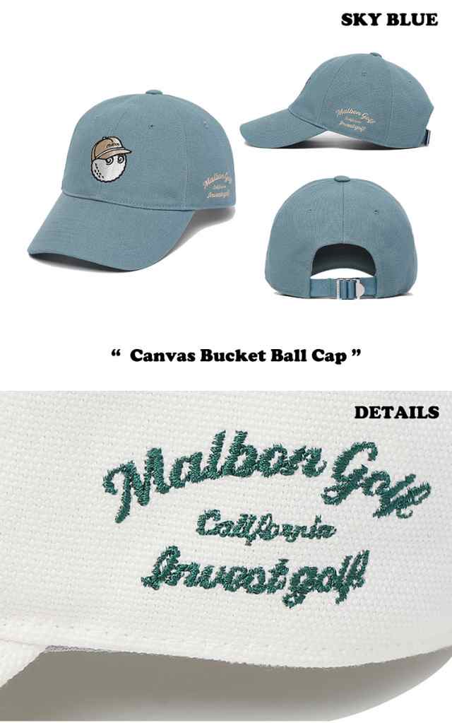 マルボンゴルフ キャップ MALBON GOLF Canvas Bucket Ball Cap