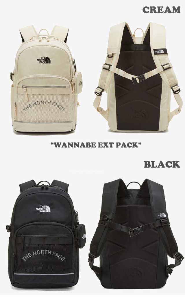 ノースフェイス バックパック THE NORTH FACE WANNABE EXT PACK ワナビー イーエックスティー パック ブラック  NM2DP03J/K/L/M バッグ｜au PAY マーケット