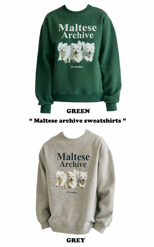 ワイケイ トレーナー WAI KEI Maltese archive sweatshirts 全8色