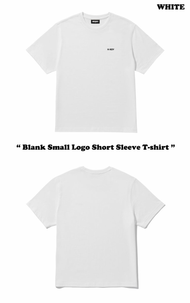 ノルディ 半袖Tシャツ NERDY Blank Small Logo Short Sleeve T-shirt