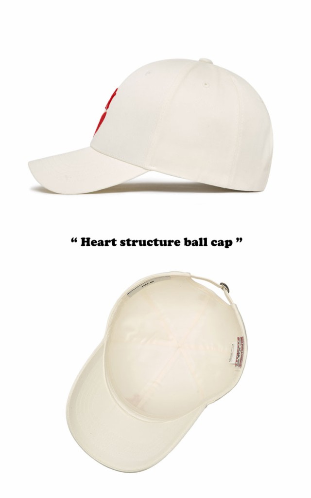 エムエルビー キャップ MLB Heart structure ball cap ハート