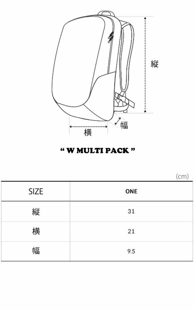 ノースフェイス 韓国 バックパック THE NORTH FACE W MULTI PACK