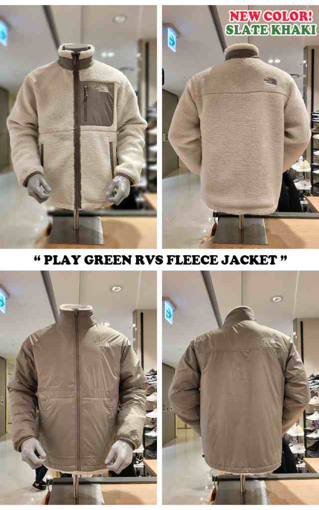 ノースフェイス フリース 韓国 THE NORTH FACE PLAY GREEN RVS FLEECE JACKET リバーシブル  フリースジャケット NJ4FP54A/B/C/E ウェア｜au PAY マーケット