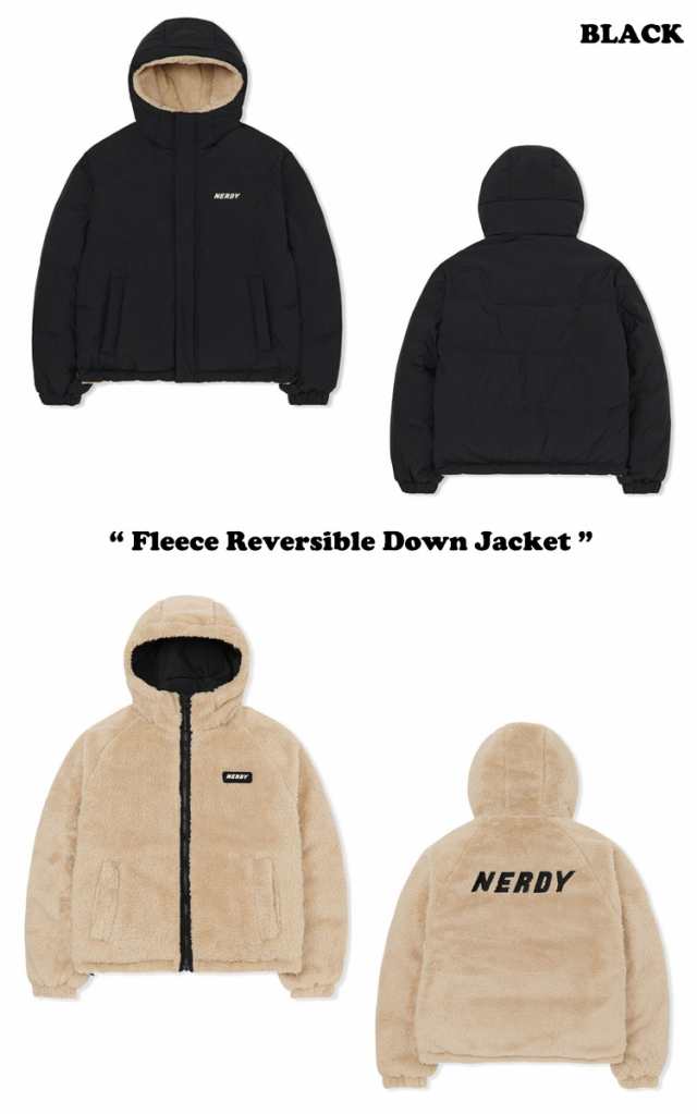 ノルディ ダウン NERDY Fleece Reversible Down Jacket フリース ...