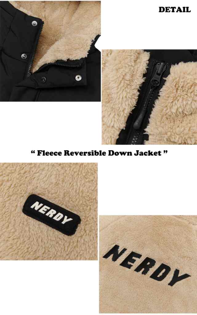 ノルディ ダウン NERDY Fleece Reversible Down Jacket フリース