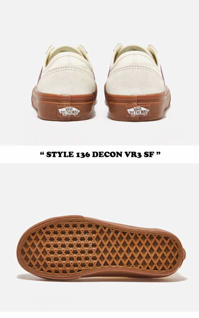 バンズ スニーカー VANS STYLE 136 DECON VR3 SF MARSHMELLOW