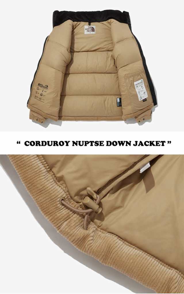 ノースフェイス ダウン THE NORTH FACE CORDUROY NUPTSE DOWN JACKET コーデュロイ ヌプシ ダウンジャケット  全3色 NJ1DP55J/K/L ウェア｜au PAY マーケット