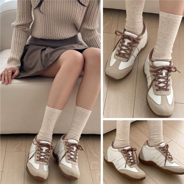 シークレットシューズ 8cmアップ シークレットスニーカー 本革 mnx15