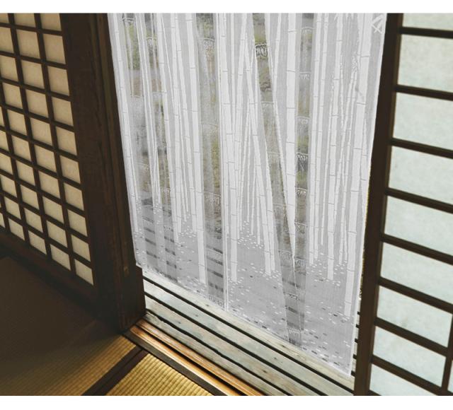 のれん 暖簾 おしゃれ 和風 和柄 日本 夏 風鈴 金魚 竹林 レース