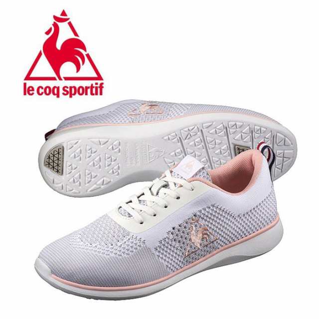 ルコック Le Coq Sportif スポルティフ La エール フランスニットスタイル レディース スニーカー ローカット ホワイト ピンク 軽量ql3ljの通販はau Pay マーケット Oc Skate