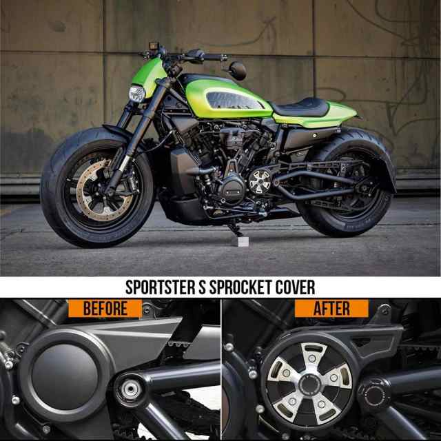 Fuel Tank Trim Cap for Sportster S 1250 21-23, Carbon Fiber Pattern Tank  Trim Cover Fuel Shrouds For Harley Sportster S 1250 RH1250S 2021-2023