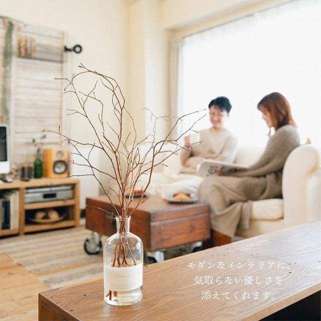 アロマ Odai ヒメシャラ リードディフューザー 天然素材 天然由来精油 天然由来芳香蒸留水 ヒノキスティック付き 芳香期間約1.5ヶ月 ローカルメイド ルームフレグランス 芳香剤 樹木 森林 フォレスト ヒーリング ディスプレイ オブジェ ギフト 贈り物 インテリア_3