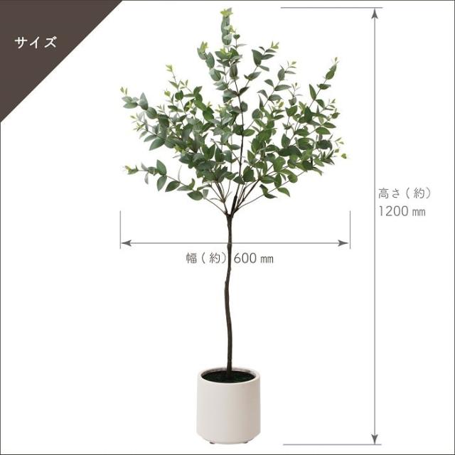 人工観葉植物 アーティフィシャルグリーン ユーカリツリー120 高さ120cm ユーカリ 造花 フェイクグリーン インテリアグリーン 鉢物 観葉植物 贈り物 インテリア_10