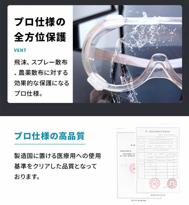 保護メガネ 防護メガネ 保護ゴーグル メガネの上から 眼鏡 飛沫防止 ウィルス 作業 マスク併用 花粉 オーバーグラス 曇り止め 曇りにくいの通販はau Pay マーケット Wonder Labo