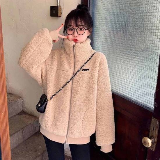 ブルゾン ジャンパー レディース アウター もこもこ ボア スタンドカラー ジャケット テディ コート 大きいサイズ 韓国 秋冬新作 秋冬 の通販はau Pay マーケット Leaflower