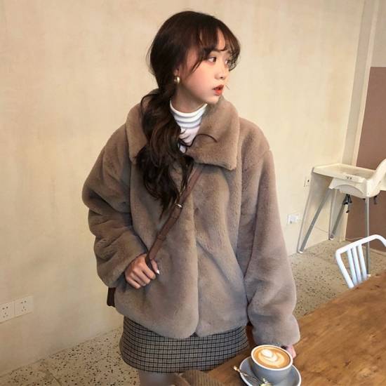 ファーコート ファージャケット レディース アウター ふわふわ フェイクファー テディ コート ジャケット 大きいサイズ 韓国 秋冬新作 の通販はau Pay マーケット Leaflower