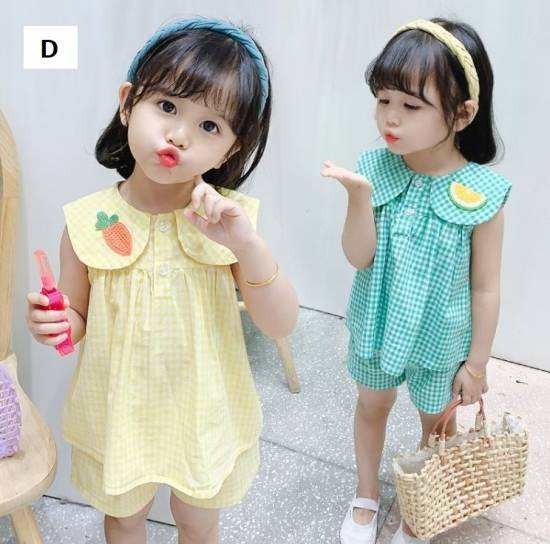 子供服 女の子 セットアップ かわいい キッズ服 プリント ノースリーブトップス ショートパンツ 2点セット 選べる パターン カラー 春 夏の通販はau Pay マーケット Leaflower