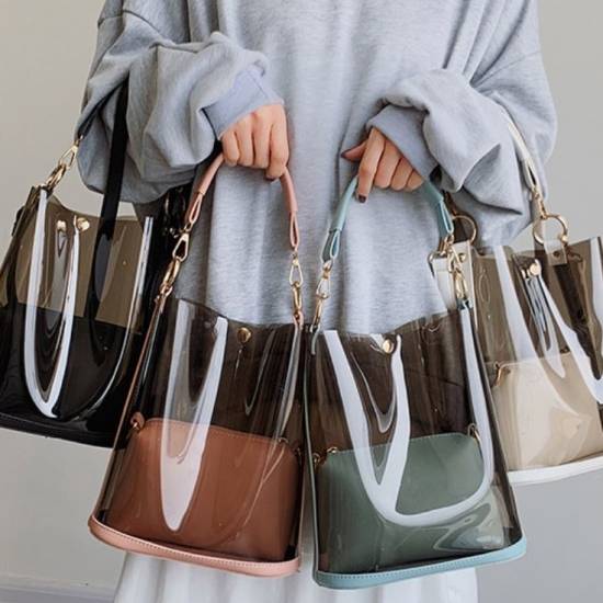 バッグ ショルダーバッグ レディース 鞄 かばん おしゃれ 2way バケツ型 クリアバッグ ハンドバッグ ショルダーバッグ 鞄 かばん バッグ の通販はau Pay マーケット Leaflower