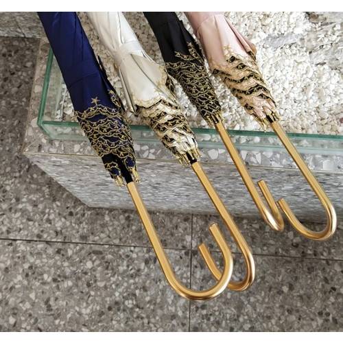 日傘 長傘 レディース パラソル 晴雨兼用 遮光 断熱 星柄 スカラップ刺繍 ゴールド ラメ刺繍 かわいい 使いやすい 女の子 日傘 長傘 の通販はau Pay マーケット Leaflower