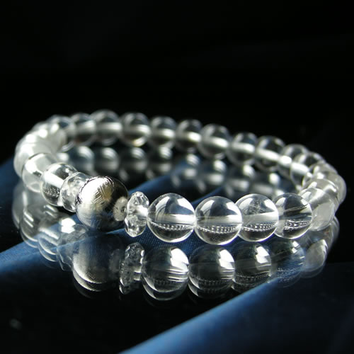 パワーストーン ブレスレット メンズ レディース ギベオン隕石＆ヒマラヤ 水晶 ブレスレット