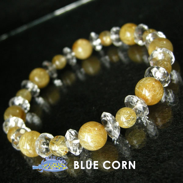 パワーストーン ブレスレット メンズ レディース 8ミリ球と6ミリ球使用! ゴールデンルチルの通販は 8,880円